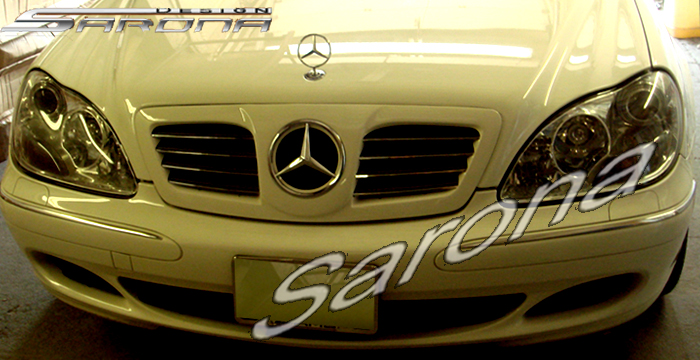 Custom Mercedes S Class  Sedan Grill (2003 - 2006) - $399.00 (Manufacturer Sarona, Part #MB-012-GR)